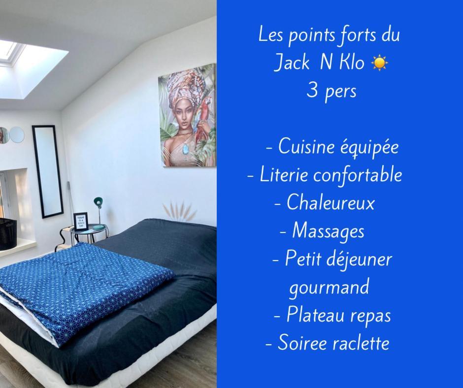 Le Jack' N Klo, Acces Terrasse De L'Etablissement Lägenhet Rives  Exteriör bild